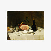 Still Life with Ham by Philippe Rousseau - thumbnail_0_nf_6731366f12f9211d49d3d7a3